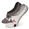 Chaussettes invisibles rigolotes Puppuccino
