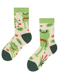 Chaussettes rigolotes pour enfants Petite grenouille