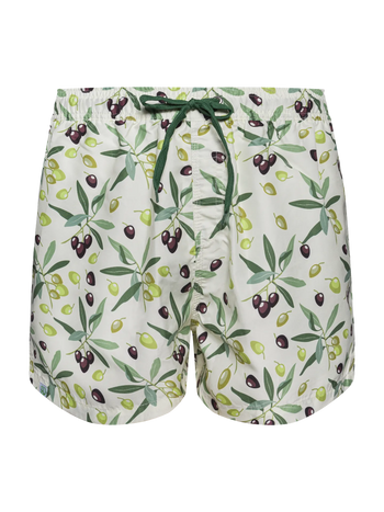 Short de bain rigolo pour hommes Olives