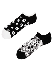 Vrolijke sneakersokken Kattenpootjes