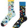 Chaussettes rigolotes Fleurs à l’aquarelle