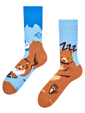 Chaussettes chaudes Ours endormi