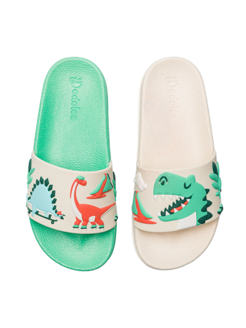 Sandales rigolotes pour enfants Skatepark dinosaure