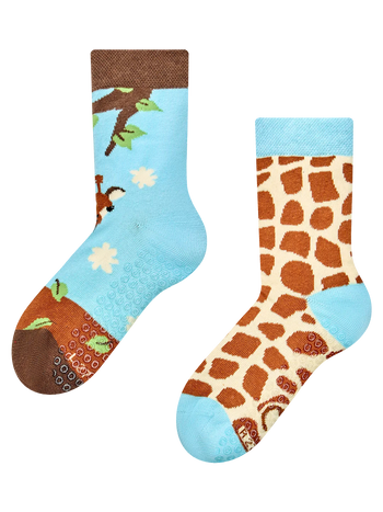 Kindersokken met antislip Schattige giraffe