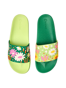 Sandales rigolotes pour enfants Fleurs de jardin
