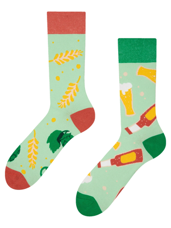 Chaussettes rigolotes Bière et houblon