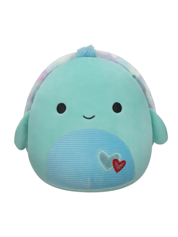Peluche Squishmallows de 20 cm Cascade la tortue bleu sarcelle