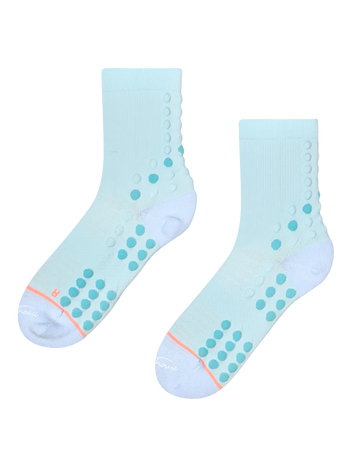 Chaussettes de course bleu clair pour femmes