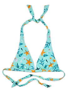 Haut de bikini triangulaire rigolo Coquillages