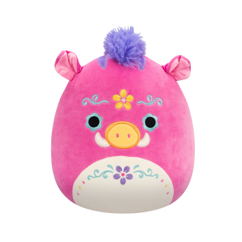 Squishmallows Horacio het roze Day of the Dead zwijn, 20 cm