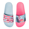 Vrolijke sliders voor kinderen Love flamingo's