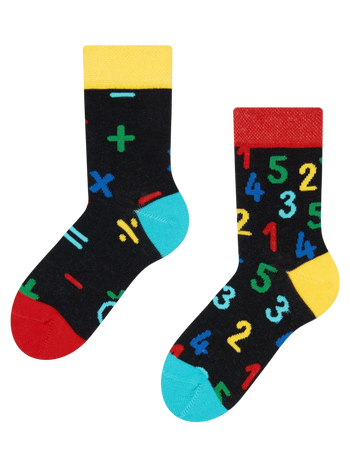 Chaussettes rigolotes pour enfants Nombres