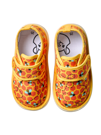 Vrolijke babyslippers Bijtjes