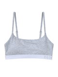 Bralette en modal gris clair mélange pour femmes