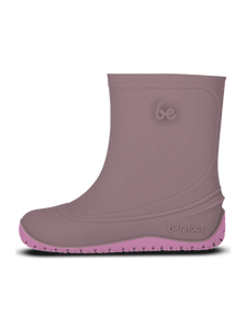 Bottes de pluie pieds nus Be Lenka Pudds pour enfants - Rose brumeux