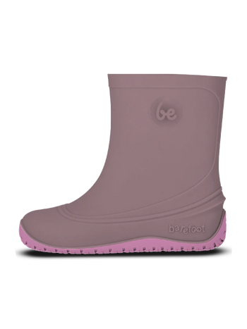 Bottes de pluie pieds nus Be Lenka Pudds pour enfants - Rose brumeux