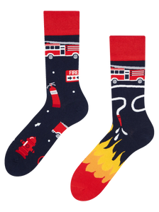 Chaussettes rigolotes Sapeur-pompier