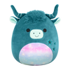 Peluche Squishmallows de 13 cm Clark la vache verte des Highlands