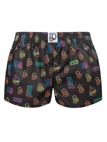 Vrolijke damesboxershorts Neon bier