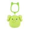 Porte-clés peluche Squishmallows de 9 cm Franky l'éléphant vert citron