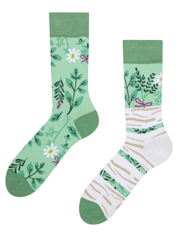 Chaussettes rigolotes Herbes