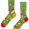 Chaussettes rigolotes Chasse aux champignons