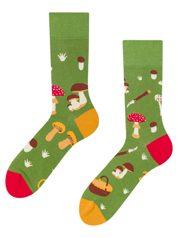 Chaussettes rigolotes Chasse aux champignons
