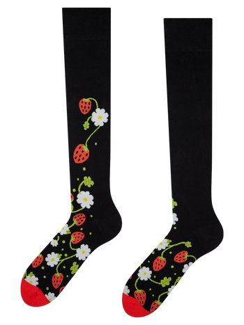 Mi-bas rigolos Fraises sauvages