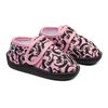 Pantoufles rigolotes à velcro pour enfants Chats roses