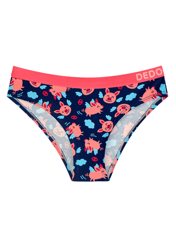 Culotte en modal pour femmes Cochons volants