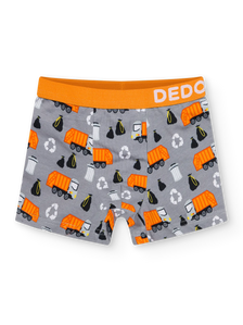 Vrolijk boxers voor jongens Vuilniswagen