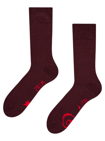 Chaussettes rigolotes Vin