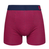 Rood-blauwe trunks voor heren met patroon