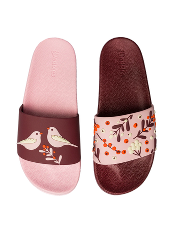 Sandales rigolotes Oiseaux et baies