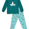 Vrolijke kinderpyjama Pinguïns op het ijs