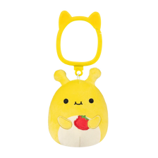 Squishmallows sleutelhanger Zarina de gele bananenslak, 9 cm