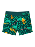 Boxer rigolo pour garçons Caméléon à la chasse
