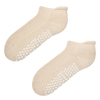 Beige Pilates- en Yoga-sokken