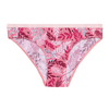 Vrolijke damesslips Roze bladeren