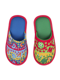 Vrolijke kinderslippers Eerste Letters