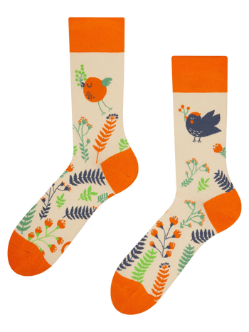 Chaussettes rigolotes Oiseaux mignons