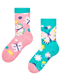 Chaussettes antidérapantes pour enfants Papillons doux