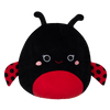 Peluche Squishmallows de 35 cm Trudy la coccinelle noire