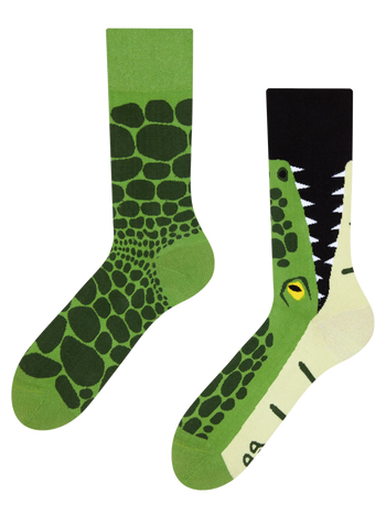 Chaussettes rigolotes Crocodile