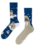 Vrolijke warme sokken Walrus