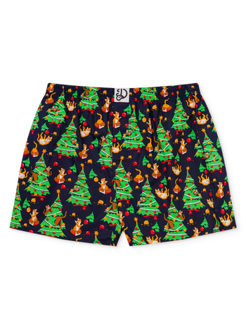 Vrolijk boxershort voor heren Katten feestje