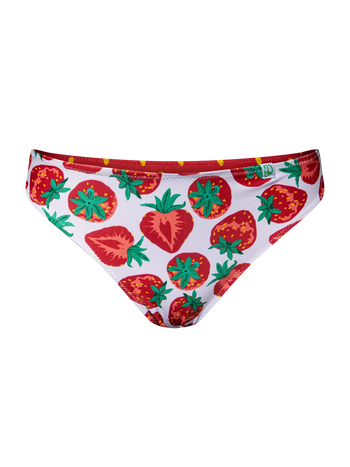 Culotte bikini rigolote Fraises