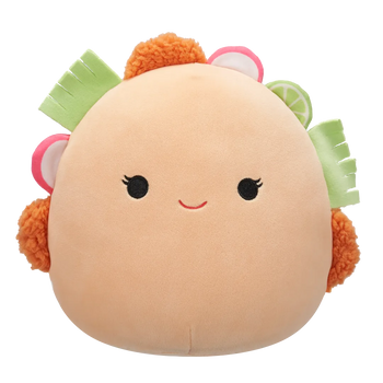 Squishmallows Amberjack de vis taco, 20 cm