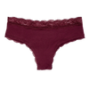 Culotte en dentelle bordeaux pour femmes