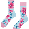 Chaussettes rigolotes Orchidée